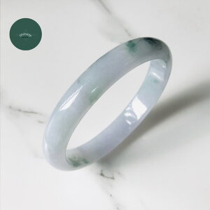 ミャンマー産 翡翠 ヒスイ バングル 一点もの 希少 53.4×46.5mm ひすい パワーストーン hisui 本翡翠 アクセサリー 健康 翡翠手? ブレスレット 天然石 紫 貴妃 楕円形