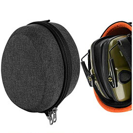 Geekria ケース Sheild ヘッドホンケース 互換性 ハードケース 旅行用 ハードシェルケース Howard Leight Impact Sport, NEW IMPACT SPORT, Impact Pro, Sync, Leightning Electric Earmuff, Electronic Shooting Earmuff, Electronic Shooting Muffs に対応 収納ポーチ