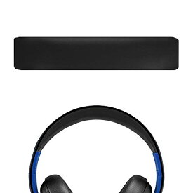 Geekria ヘッドバンド 互換性 ヘッドホンヘッドバンド プロテインレザー パッド ソニー Sony PS4 PS3 PSVITA Wireless Bluetooth Gold 対応 交換用 (黒)