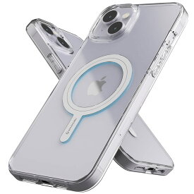 Sinjimoru MagSafe 対応 iPhone15/14/13/12 クリアケース、強力な磁石内蔵 丈夫なPC+TPU素材で 耐久性と耐衝撃性が優秀な薄型 iPhone透明ケース、 ワイヤレス充電・マグセーフアクセサリー互換可能マグネットケース。M-Airclo iPhone 14 Plus