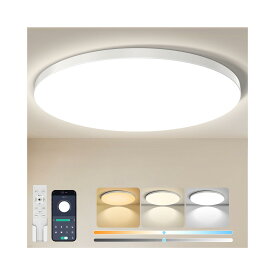 Coizabera LED シーリングライト 6畳 28W 3600lm 調光調色 天井照明器具 蛍光灯 ceiling light リモコン付き スマホAPP操作 和室/洋室/寝室/玄関/リビング/キッチン適用 PSE認証完了