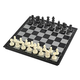 Andux 折りたたみ式マグネットチェスゲームセット ボードゲーム チェスボードとチェスピース GJXQ-04 (S) 2001