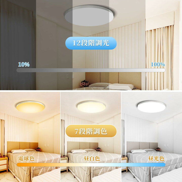 楽天市場】Coizabera LED シーリングライト 6畳 28W 3600lm 2個セット 