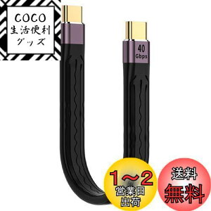 yzLIANHATA USB Type CtoC P[u USB4.0 40Gbpsf[^] 8K@60Hzfo PDΉ100W/5A}[d USB-C to USB-C 13.5cm Mac Book ProANintendo SwitchANexus 6P 5XASam sung Galaxy S8ALG G5 V20ȂǂType C