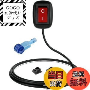 yzKILIGEN 12V-110V/10A SPST ԂH`̃y[Xg^Cṽ{^XCb`AtHOhCrOCgAlICgALEDCgo[p̃It/IXCb`i1mCtj