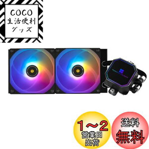 yzThermalright Frozen Prism 240 Black ARGB AIO N[[AtCPUN[[A2×120mm PWMt@VXeA1850RPMAAMD/AM4/AM5 & Intel LGA115X/1200/2066/1700 ɓK܂B
