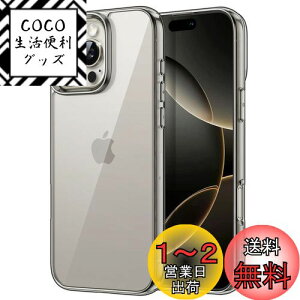 yzJETech iPhone 16 Pro 6.3C`p P[X ΂݂Ȃ Ռz op[Jo[ h~ NAobN (i``^jE)