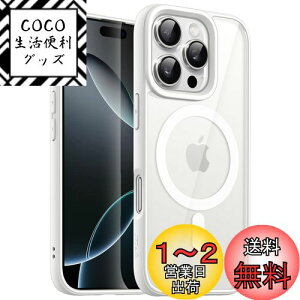 yzJETech iPhone 16 Pro Max 6.9C`p }Olbg P[X MagSafeɑΉ Ռz op[Jo[ \bhJ[}bgTPUt[ h~ NAobN (zCg)