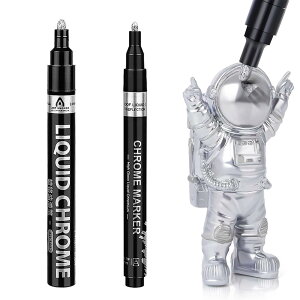 �y���������zKALOLINNA �⃁�b�L ��C�y�� �V���o�[�h�}�[�J�[�y�� 2�Z�b�g DIY�p�i �h�邾���Ń��b�L ������t�̃N�����y�C���g�}�[�J�[ ����������F �h�����ˌ��򃁃^���b�N�}�[�J�[ �z 