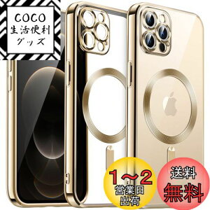 yzJETech iPhone12ProMax (12 Pro Max 6.7C`p) \tgNAP[X JYSی MagSafeCX[dΉ ϏՌ dCbLTPUJo[ (S[h)