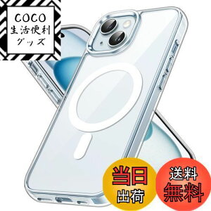 yzJETech iPhone 15 6.1C`p }Olbg P[X MagSafe CX[dΉ Ռz op[Jo[ h~ obN (NA)