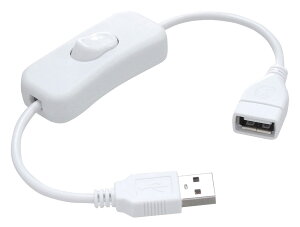 yzKAUMO USBXCb` Type-A USB-A (Ήf[^ʐM/ΉCgjOP[u/ΉX}z}[d) 28cm (zCg)