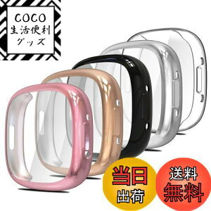 yzSimpeak Fitbit Versa 4 / Sense 2 Ή P[X tJo[y5Zbgz\tgTPUf bLH ̌^SʕیJo[ ϏՌ wh~  戵ȒP ҂tBbg