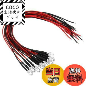 yzPATIKIL 3V - 6V 5mm LED_CI[h 12 zς ~jLEDCg d v RC DIY CWP[^[Ɩp bh