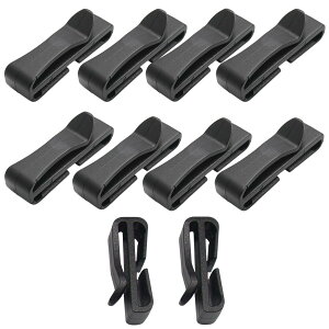 �y���������z[KALOLINNA] �x���g�N���b�v 25MM ���e�[�v�ɓK�p �e�[�v�N���b�v 10�Z�b�g �⏕�o�b�N�� �y�� �x���g���� �����b�N �o�b�O ���b�v�p �E�F�r���O �y�ɌŒ肷�� �u���b�N