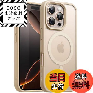 yzJETech iPhone 16 Pro 6.3C`p }Olbg P[X MagSafeɑΉ ̃}bgw ^ ϏՌ Jo[ (fU[g`^jE)