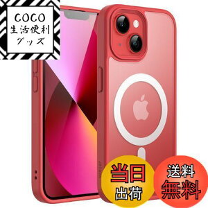 yzJETech iPhone 13 6.1C`p }Olbg P[X MagSafeɑΉ ̃}bgw ^ ϏՌ Jo[ (bh)