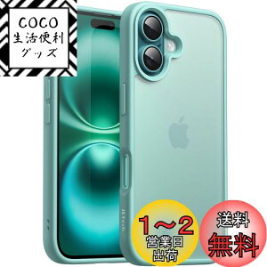 yzJETech iPhone 16 Plus 6.7C`p }bgP[X ϏՌ~^[O[h̗ی ̔w X}zJo[ wh~ (eB[u[)