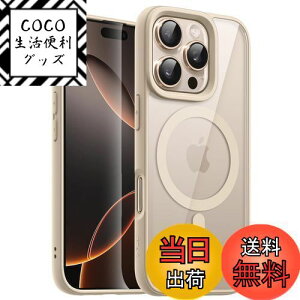 yzJETech iPhone 16 Pro 6.3C`p }Olbg P[X MagSafeɑΉ Ռz op[Jo[ \bhJ[}bgTPUt[ h~ NAobN (fU[g`^jE)