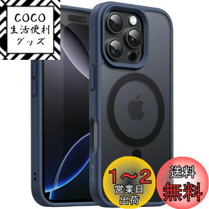 yzJETech iPhone 16 Pro 6.3C`p }Olbg P[X MagSafeɑΉ ̃}bgw ^ ϏՌ Jo[ (Xg[u[)