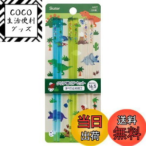 【送料無料】スケーター (skater) アクリル製 クリア 箸 16.5cm 3膳組 ディノサウルス 日本製 AA2T-A