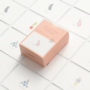 yzmCN bZ[WJ[h ~jJ[h gK[f Message card Little garden - 4020Zbg~jTCYfUCj̃J[hӃJ[h