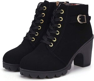 �y���������z[SLOW��MELLOW] �V���[�g�u�[�c ���[�X�A�b�v �T�C�h�W�b�v ���� �X�G�[�h ���f�B�[�X �q�[������8cm �V���[�Y �C 4�J���[ �F�F�u���b�N 24.5cm�A�T�C�Y�F23.5~24.0 cm E