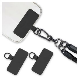 【送料無料】[ALUBES] タグパッチ 薄型 色：ブラック、サイズ：2点