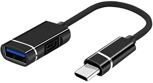 yzLEIZHAN Type C to USB3.0 ϊA_v^[ ϋviCґg 2in1 OTGP[u |[gt ]ɏ[d\ @\ϊA_v^ f[^] MacBook 2019 2018 2017/Sumsang Note 8/ 