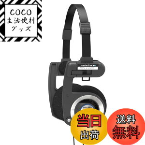 �y���������zKoss PortaPro On Ear Headphones with �P�[�X (Black) �y���s�A���i�z �F�F�u���b�N