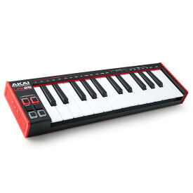 【送料無料】Akai Professional(アカイプロ) USB MIDIキーボードコントローラー 25鍵のキーベッドとアルペジエーター搭載 音楽制作ソフトウェア付属 色：ブラック、サイズ：新モデル