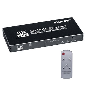 yzBLUPOW 8K@60Hz 4K@120HzΉHDMI2.1ZN^[ hdmiؑ֊XCb`[ FFubN