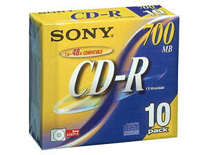 yzSONY f[^pCD-R ǋL^ 700MB 48{ mv^u(Vo[[x) 10P 10CDQ80DNS