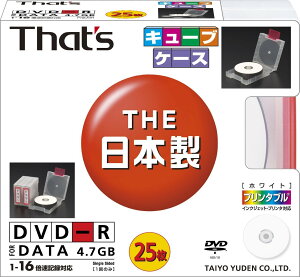 yzzUd That's DVD-Rf[^p 16{4.7GB v^u L[uP[X25 DR-47WPY25QN