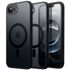 yzJETech iPhone 16e 6.1C`p }OlbgP[X MagSafeɑΉ ̃}bgw ^ ~j}Xg ϏՌ tHJo[ FFubN