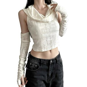 �y���������z[Nestkanina] �p�[�J�[ �m�[�X���[�u �A�[���J�o�[ 2�_�Z�b�g �t�F�~�j�� �Z�N�V�[ ���f�B�[�X �g�b�v�X �t�[�h �_���X �X�g���[�g �t �� �H �~ ���� ���n TSHT011 �F�F�z���C�g�A�T�C