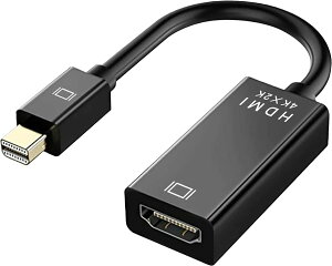 yzMini DisplayPort to HDMI ϊ A_v^[ y4k@30Hz/tzWERPOWER bL Thunderbolt to HDMI HDTV ϊ P[u TV,fBXvC,j^[p Microsoft Surface Pro, ThinkPad X1ȂǂɑΉ