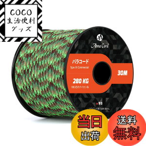 �y���������zAbma Cord �p���R�[�h 4mm 9�c 30m �K�C���[�v �ω׏d280kg �e���g���[�v �L�����v �T�o�C�o�� �A�N�Z�T���[����p �F�F���� # �l�I���O���[���A�T�C�Y�F30m