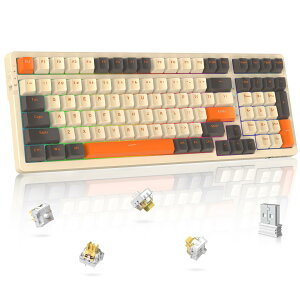 yzMambasnake K98 JjJL[{[h CXBluetooth/2.4G/LType-C Q[~OL[{[h zbgXbv - 3s/5sΉ CG[/Ԏ 100L[ 3PBTF̃L[Lb