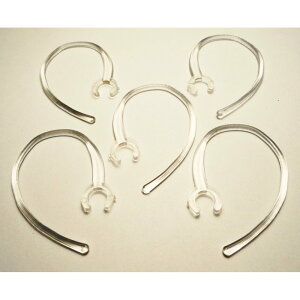 �y���������zSound Wave�y 8mm 5�{ ���� �z ���j�o�[�T���f�U�C�� ���^ �u���[�g�D�[�X�̃C���[�t�b�N 8mm �N���A Bluetooth Headset Earhook Ear Hook Loop Earloop Clip 8C (5�{) �T�C�Y�F5�{