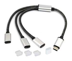 yzSound Wave ((Type-C 3In1 ^   iC҂ P[u 30cm)) 3P[u O҃R[h (USB-CIX/USB-CX×3) Xvb^[ [d f[^[ʐM O TYpe-C 3 ^Cm-3f T