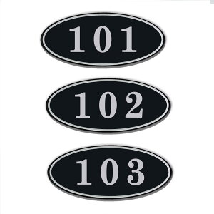 yzXILIWU ԍ v[g ʃe[vt ȉ~^ AN 2mm 10×4.4cm ubN XebJ[ V[ ό ϐ O FF101+102+103(ZbgjATCYF^TC