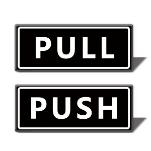 yzPULL/PUSH v[g ʃe[vt AN hATC 12.5×5cm ItBX    PULL+PUSH 2 FFubNiR^j