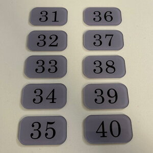 yzXILIWU e[uio[ v[g ʗʃe[vt ԍD ԍ AN 6×3.5cm O[ XebJ[ ϐ  HX Xg FF31-40(e1jATCYF6