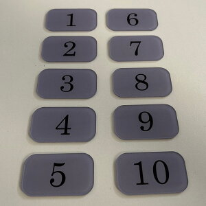 yzXILIWU e[uio[ v[g ʗʃe[vt ԍD ԍ AN 6×3.5cm O[ XebJ[ ϐ  HX Xg FF1-10(e1jATCYF6×