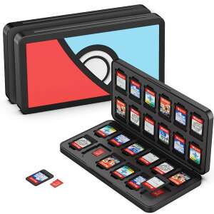 yzGeeRic 24 Q[J[h [{bNX XCb` Ή \tgP[X 24Micro SD [J[h [ Switch/Switch Lite/Switch OLED fΉ RpNg ^ y ho ^ 