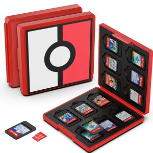 yzGeeRic 12 Q[J[h [{bNX XCb` Ή \tgP[X 12Micro SD [J[h [ Switch/Switch Lite/Switch OLED fΉ RpNg ^ y ho ^ 