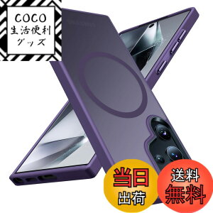 �y���������zTMUJWS Galaxy S25 Ultra �p�P�[�X Magnetic�Ή� �N���A �ϏՌ� �Ռ��z�� �}�O�l�b�g���� �ČRMIL�K�i �S�ʕی�J�o�[ �M�����N�V�[ s25 �E���g���p�P�[�X 6.8�C���` �}�b�g �X�g���b�v�z�[