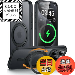 �y���������zJCGOOD Ring01 iPhone �P�[�X MagSafe�Ή� ��phone �P�[�X �w�ʃJ�[�h���� �}�O�Z�[�t ���C�����X�[�d�Ή� �J�[�h���[ �A�C�t�H�� �J�o�[ �X�^���h�@�\ ���z�^ �v ���U�[ �X�}�z�P�[�X ��
