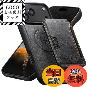 �y���������zJCGOOD iPhone 17/17Pro/17ProMax/17Air �P�[�X MagSafe ���C�����X�[�d �Ή� �w�ʃJ�[�h�P�[�X�t�� ������ �}�O�Z�[�t�Ή� �J�[�h���[ ���߉\�ȃX�^���h�@�\ ���O���\ ���C�z���J�o�[